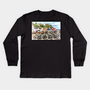 Lobster Pots at Tobermory Kids Long Sleeve T-Shirt